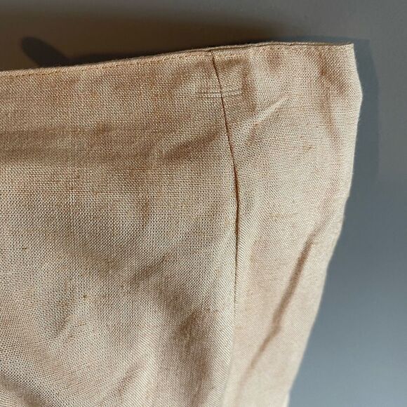 VTG Nina K Linen Blend Pencil Mini Skirt || SZ 6 - Picture 9 of 9